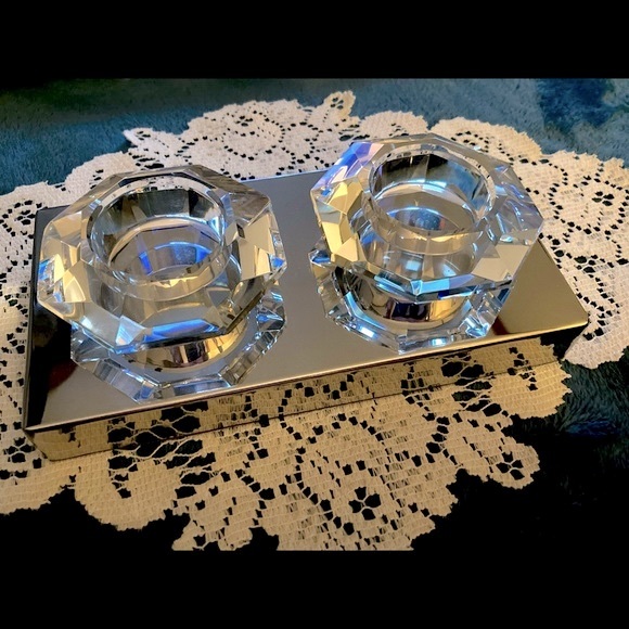 Widdop Co. UK Exclusive Hestia Mirrored Stainless Tea light Candle Holder - Picture 2 of 15